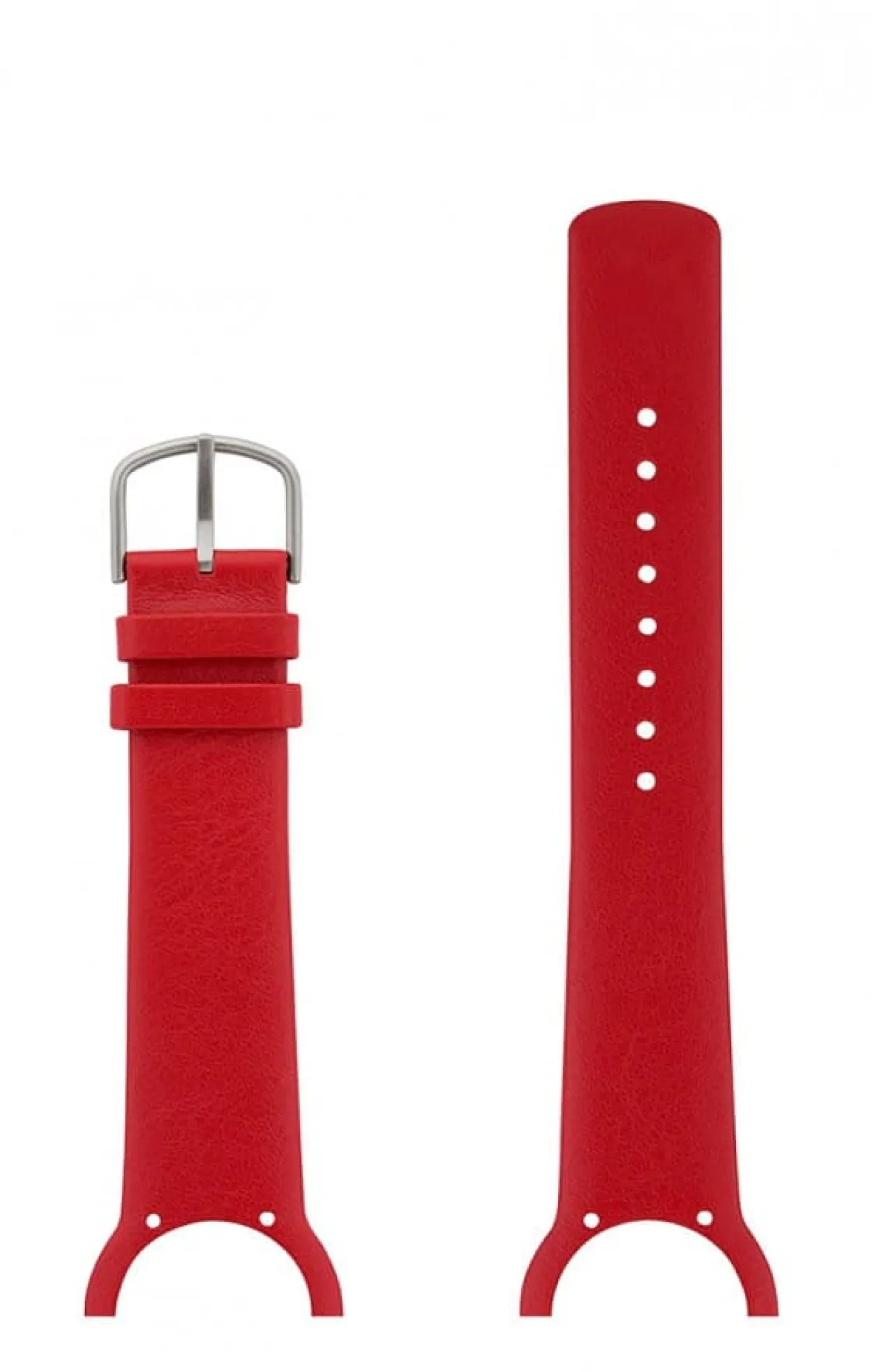 ARNE JACOBSEN URREM I LÆDER 20MM RØD GAMMEL MODEL - 203