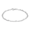BNH ARMBÅND SINGAPORE 14 KARAT HVIDGULD 18,5 CM - SGH1423018C