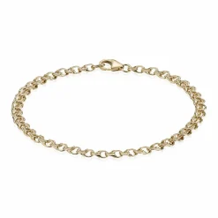 BNH BISMARK ARMBÅND 14 KARAT GULD 3,5 MM BRED 18,5 CM - B1435018C