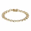 BNH BISMARK ARMBÅND 14 KARAT GULD 6,1 MM BRED 18 CM LANG - B1461018K