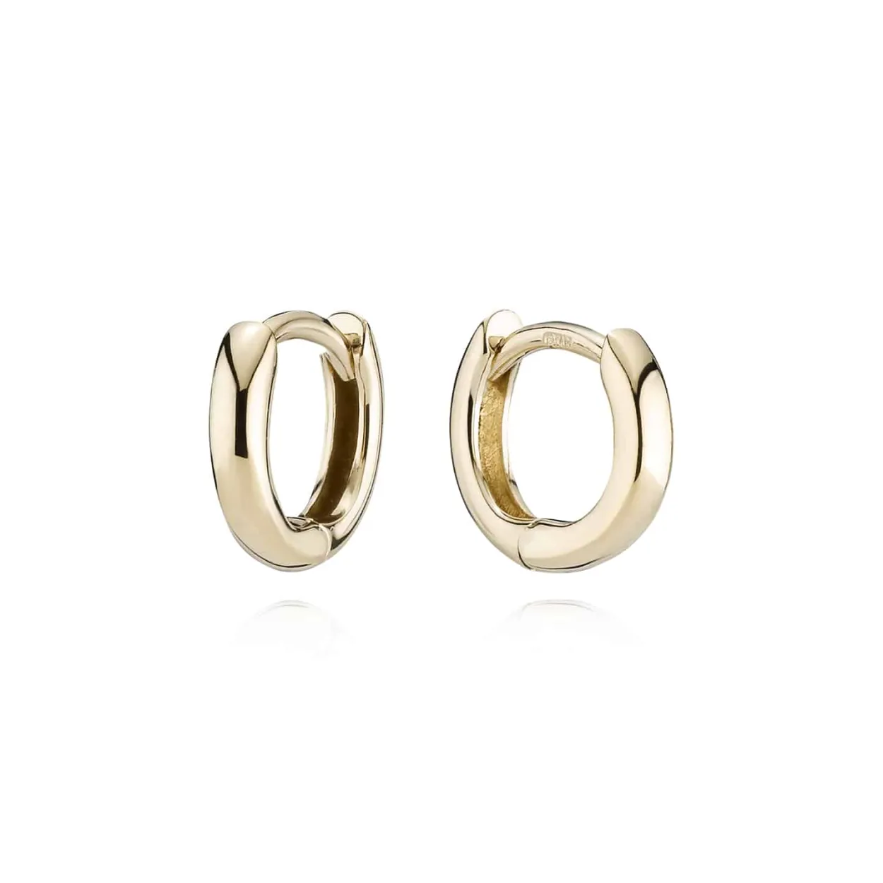 BNH CREOL KNÆK 14 KARAT GULD 2,2 MM BRED 12,5 MM - CRK14220125