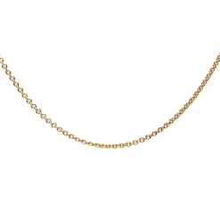 BNH HALSKÆDE RUND ANKER 14 KARAT GULD 50 CM - AR1405050C