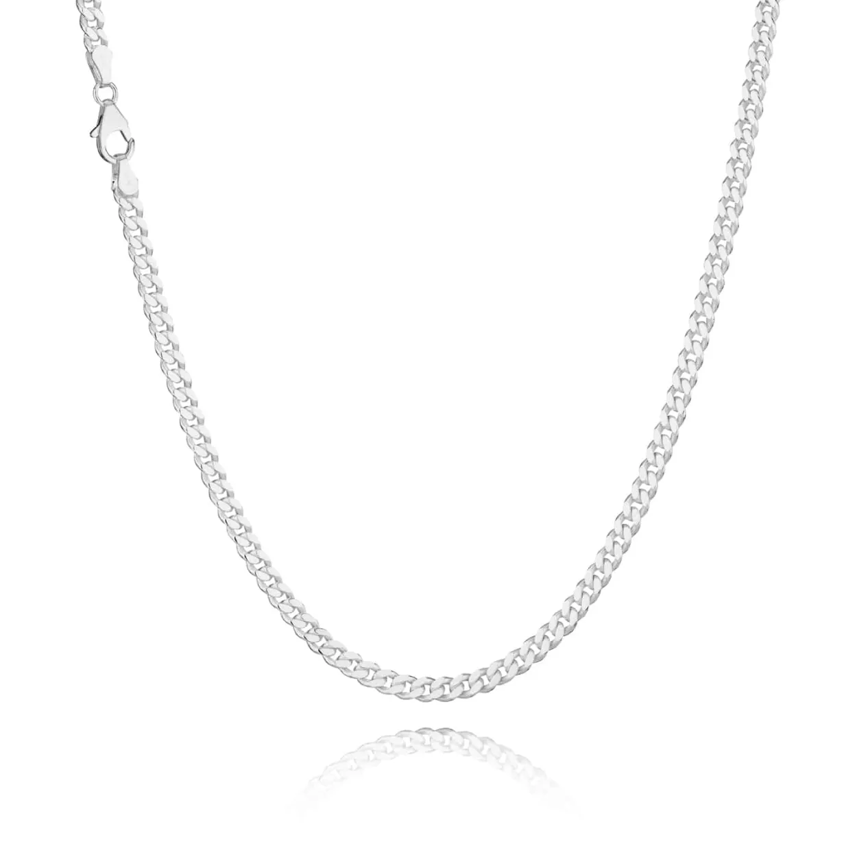 BNH PANSER SØLV HALSKÆDE 3,3 MM BRED 50 CM LANG- SP10550C