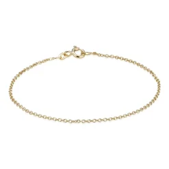 BNH RUND ANKER ARMBÅND 14 KARAT GULD 1,5 MM BRED 18,5 CM - AR1404018F