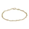 BNH SINGAPORE ARMBÅND I 14 KARAT GULD 18,5 CM - SGP1423018C