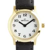 BRIXON UR DAME GULD DOUBLE MED SORT LÆDERREM - 1931DR/2