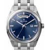 BULOVA SURVEYOR DRESS UR HERRE STÅL 39 MM - 96C125