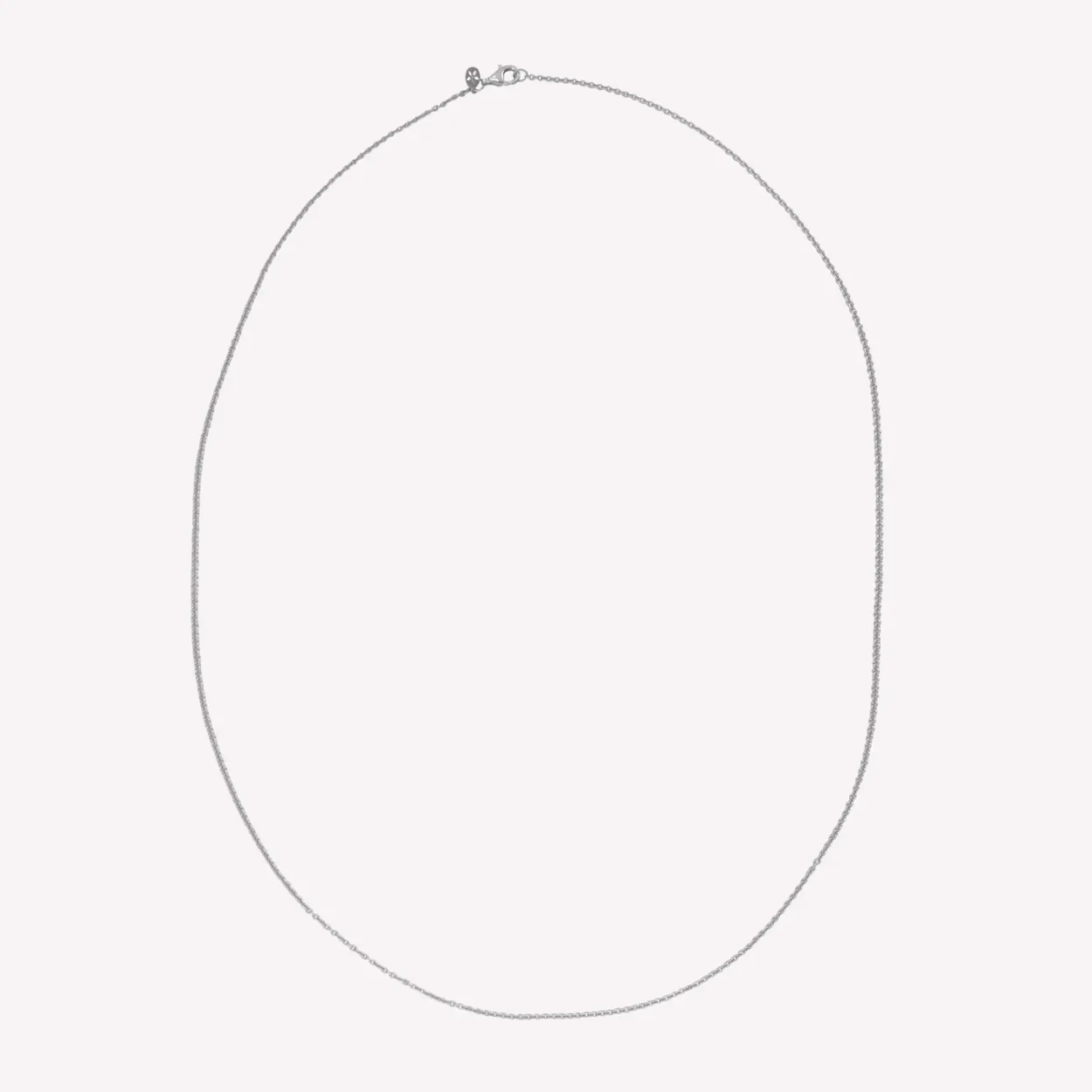 BYBIEHL CLASSIC HALSKÆDE 60 CM RHODINERET SØLV - 3-1501-R-60