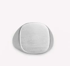 BYBIEHL SIGNET SQUARE RING SØLV - 5-4303-R