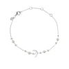 BYBIEHL SUMMER MOON ARMBÅND SØLV MED PERLER - 2-5203WP-R