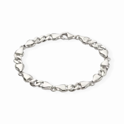 CAMILLE BRINCH MEDIUM CB BRACELET SØLV ARMBÅND 17 CM - MCBA-17
