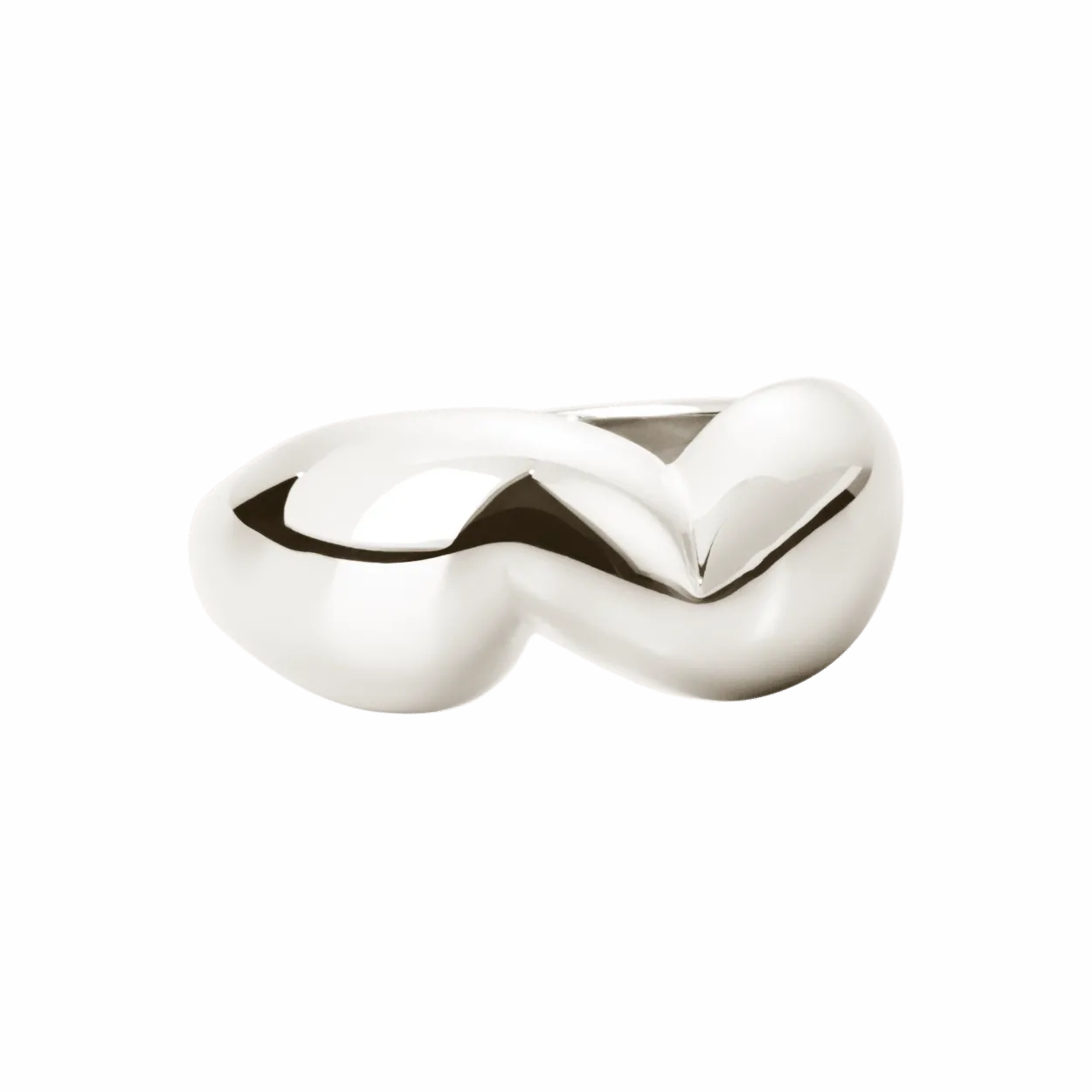 CAMILLE BRINCH MELLEM PUFFER SØLV RING - MPUR