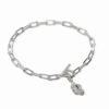 CAMILLE BRINCH NUGGET LAYERS T-LOCK ARMBÅND SØLV - NLATA-18