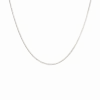 CAMILLE BRINCH SMALL ESSENTIA SNAKE HALSKÆDE I SØLV 40 CM - SESN-40