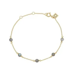 CARRE GEM CANDY SØLV FORGYLDT ARMBÅND - FB 4338 LB 16+1,5+1,5