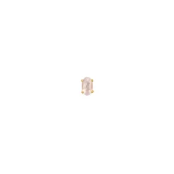 CARRE PEARL JAM SØLV FORGYLDT ØRERING ROSA QUARTS - FS 4374 RQ