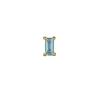 CARRÉ GEM CANDY SØLV FORGYLDT ØRERING MED BLÅ TOPAS - FS 4320 BT 1PC