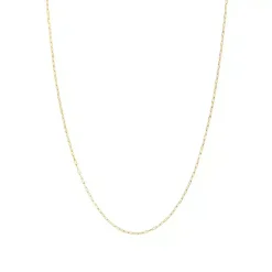 CARRÉ HALSKÆDE LINK SØLV FORGYLDT - FC 4306 42+2cm