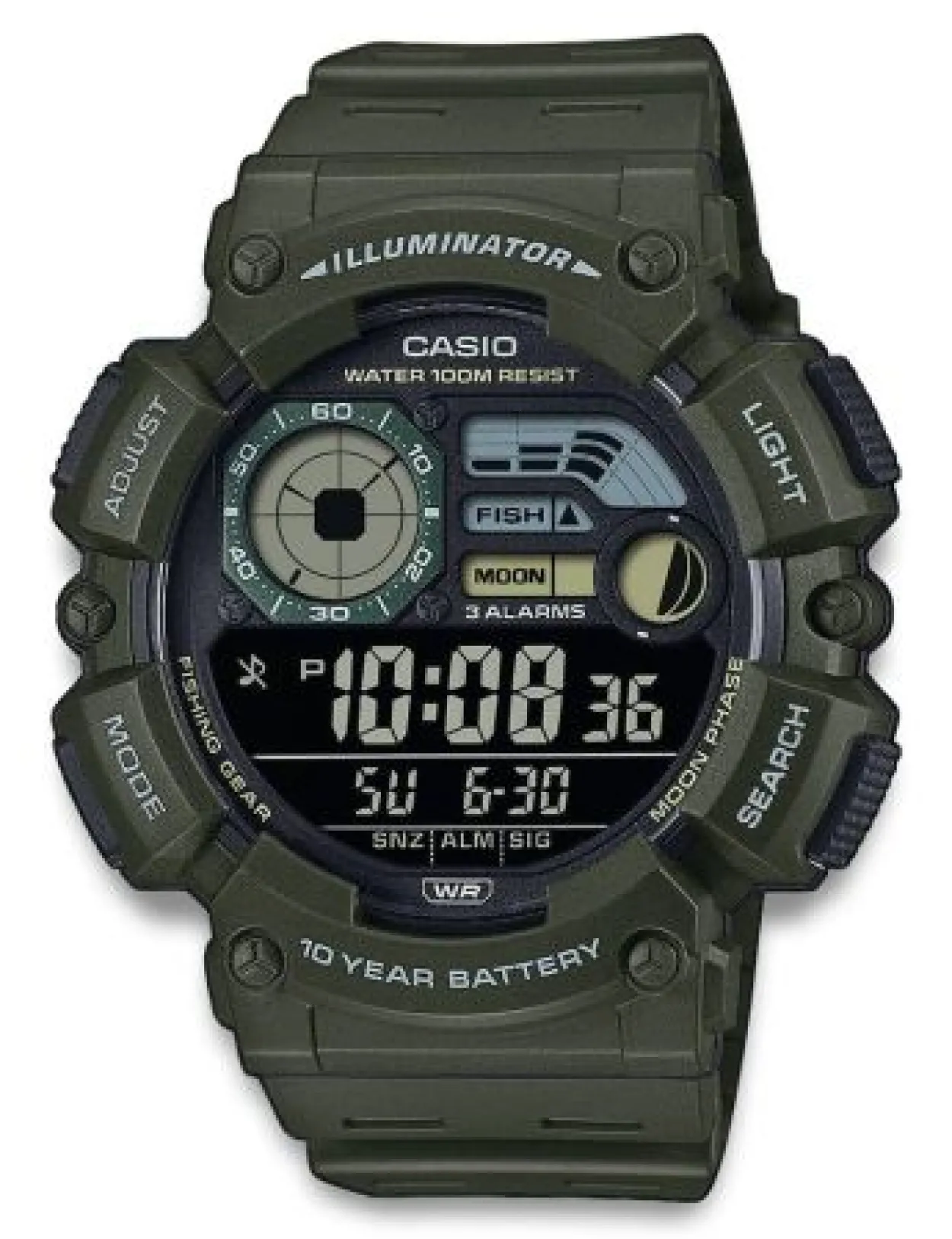 CASIO TIMELESS ILLUMINATOR UR DIGITAL - WS-1500H-3BVEF