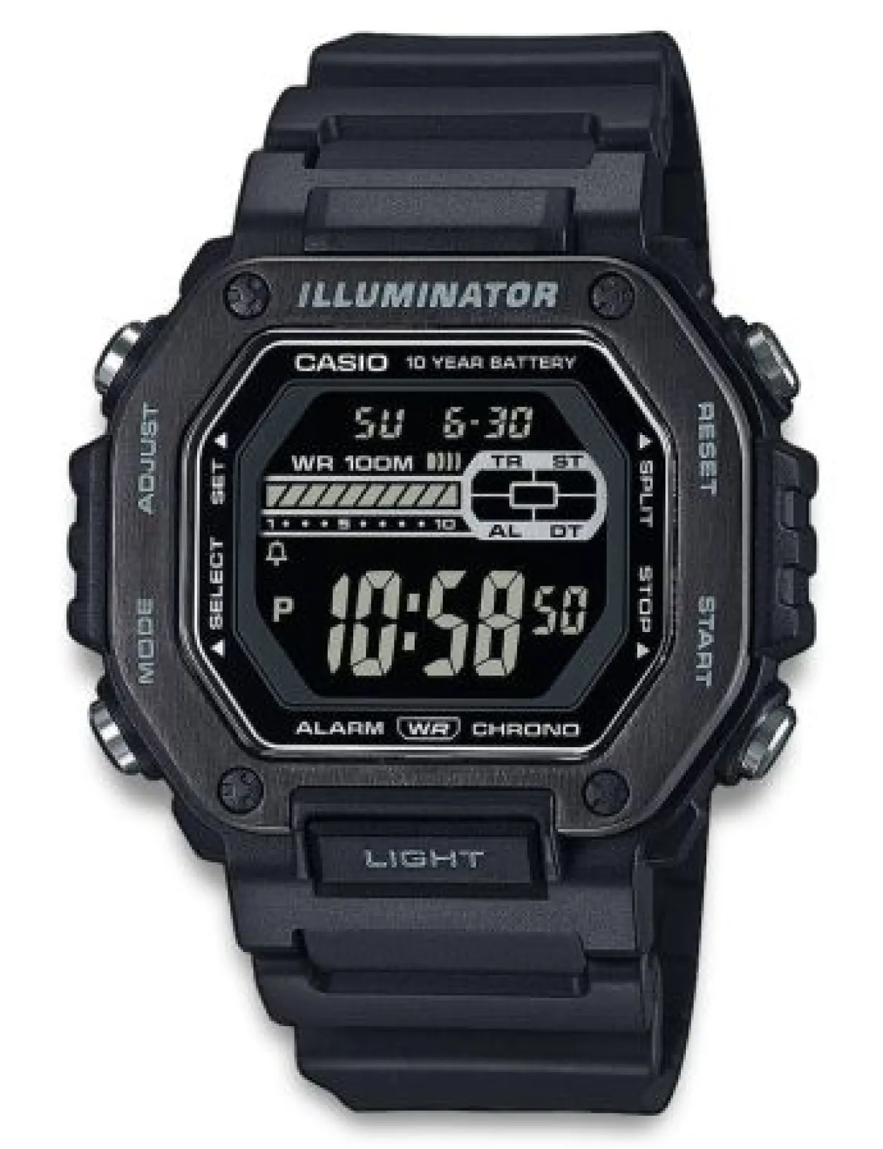 CASIO TIMELESS ILLUMINATOR UR DIGITAL - MWD-110HB-1BVEF