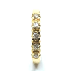 CHRISTOFFERSEN JEWELLERY ALLIANCE RING 14 KARAT GULD MED BRILLANTER - 5001005