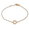 CHRISTOFFERSEN JEWELLERY ARMBÅND 14 KARAT GULD CIRKEL MED 0,13 CARAT BRILLANTER - 9000158