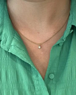CHRISTOFFERSEN JEWELLERY CARLA VEDHÆNG 14 KARAT GULD MED BRILLANT 0,25 CARAT - 4000161