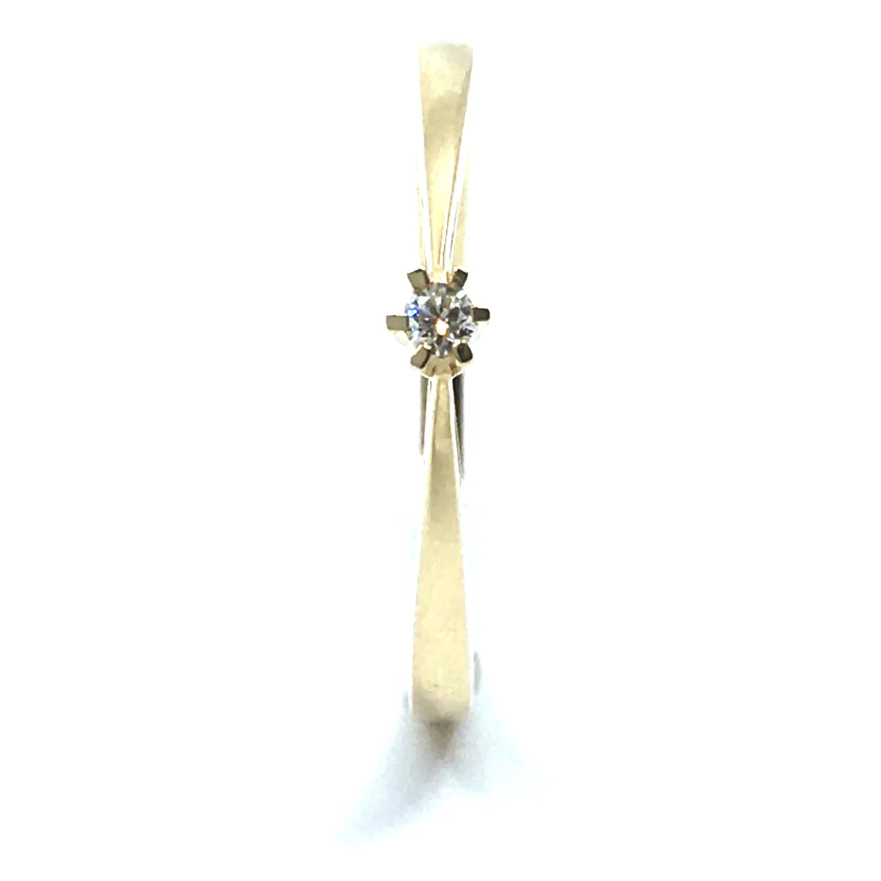 CHRISTOFFERSEN JEWELLERY CARLA RING 8 KARAT GULD MED BRILLANT 0,03 CT - 5001241-3