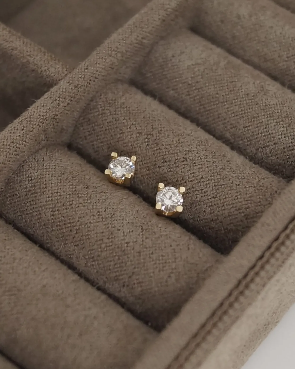 CHRISTOFFERSEN JEWELLERY EVA ØRESTIKKER 14 KARAT GULD MED 2 X 0,20 CARAT BRILLANT – 3000162