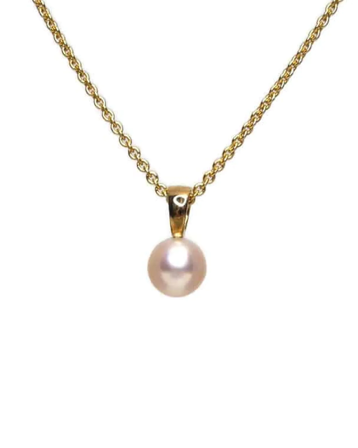 CHRISTOFFERSEN JEWELLERY FERSKVANDSPERLE VEDHÆNG 8 KARAT GULD – 4001528-3