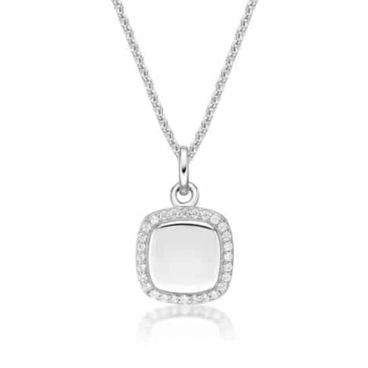 CHRISTOFFERSEN JEWELLERY HALSKÆDE MED ZIRKONIA - 4070968