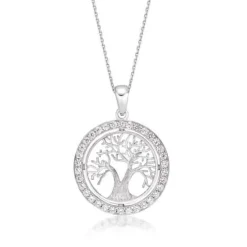 CHRISTOFFERSEN JEWELLERY HALSKÆDE SØLV MED LIVETS TRÆ - 4011671