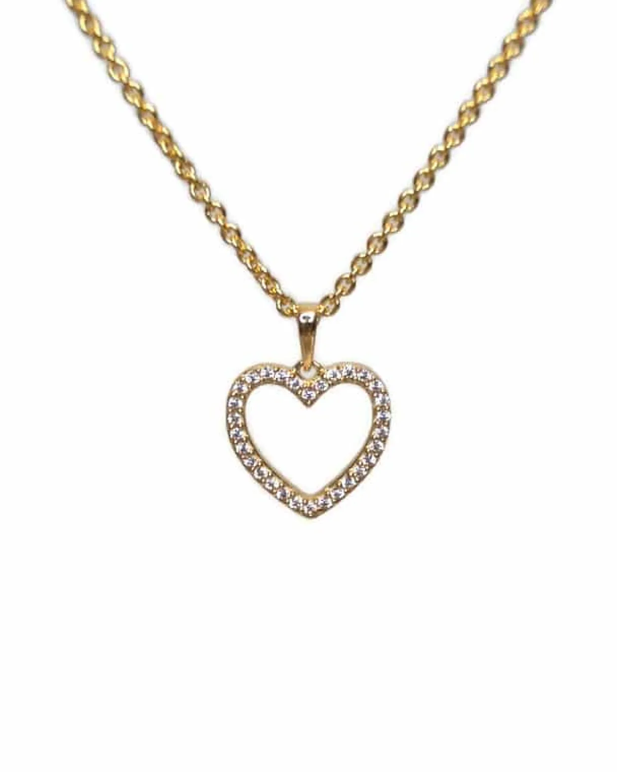 CHRISTOFFERSEN JEWELLERY HJERTE VEDHÆNG 8 KARAT GULD MED ZIRKONIA – 4500204-3