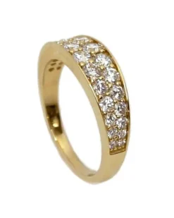 CHRISTOFFERSEN JEWELLERY PAVERET RING 14 KARAT GULD MED 1,22 CARAT BRILLANTER – 5071270