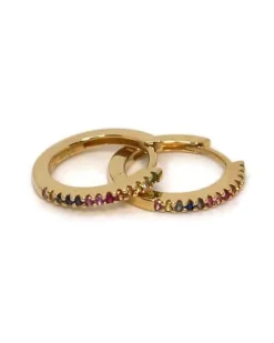 CHRISTOFFERSEN JEWELLERY RAINBOW CREOL 14 KARAT GULD – 3770942-77