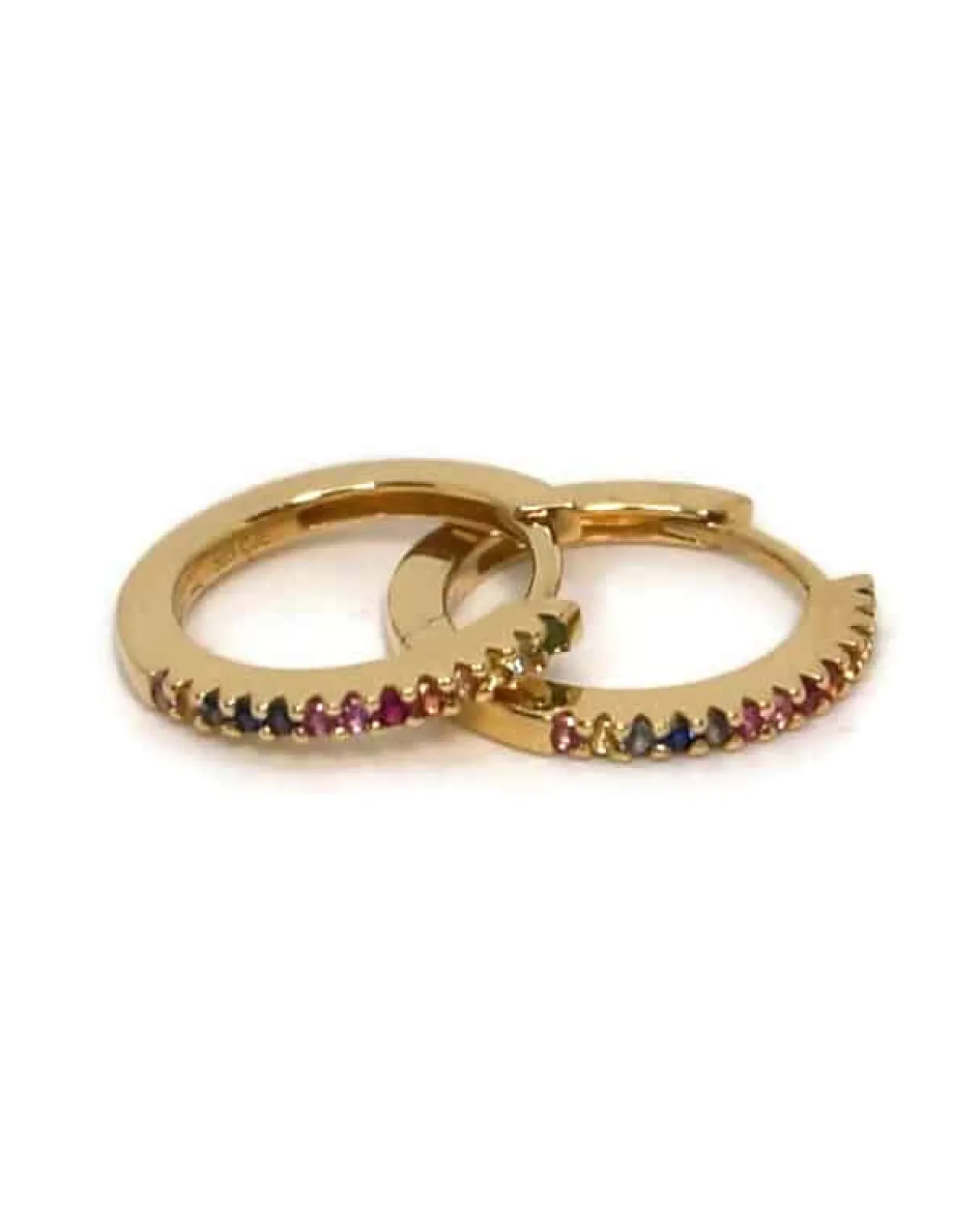 CHRISTOFFERSEN JEWELLERY RAINBOW CREOL 14 KARAT GULD – 3770942-77