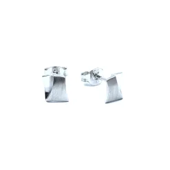 CHRISTOFFERSEN JEWELLERY ØRERINGE MAT/BLANK UDEN STEN - 3010862