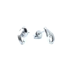 CHRISTOFFERSEN JEWELLERY ØRERINGE MED ZIRKONIA - 3070764