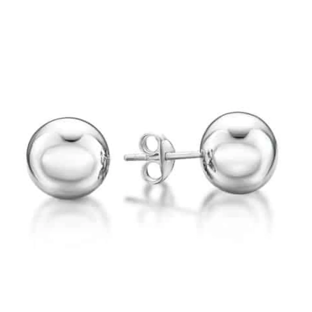 CHRISTOFFERSEN JEWELLERY ØRERINGE KUGLE MASSIV BREDDE 5 MM - 3010255