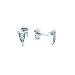 CHRISTOFFERSEN JEWELLERY ØRERINGE MED ZIRKONIA - 3070177