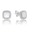 CHRISTOFFERSEN JEWELLERY ØRERINGE SØLV 6,5X6,5 MM - 3070968