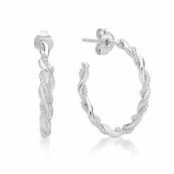 CHRISTOFFERSEN JEWELLERY ØRERINGE CREOL SNOET - 3011011