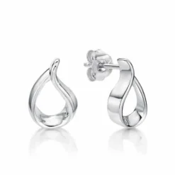 CHRISTOFFERSEN JEWELLERY ØRERINGE DRÅBE FORMET - 3070473