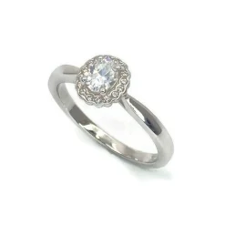 CHRISTOFFERSEN JEWELLERY RING SØLV RING MED ZIRKONIA - 5070775