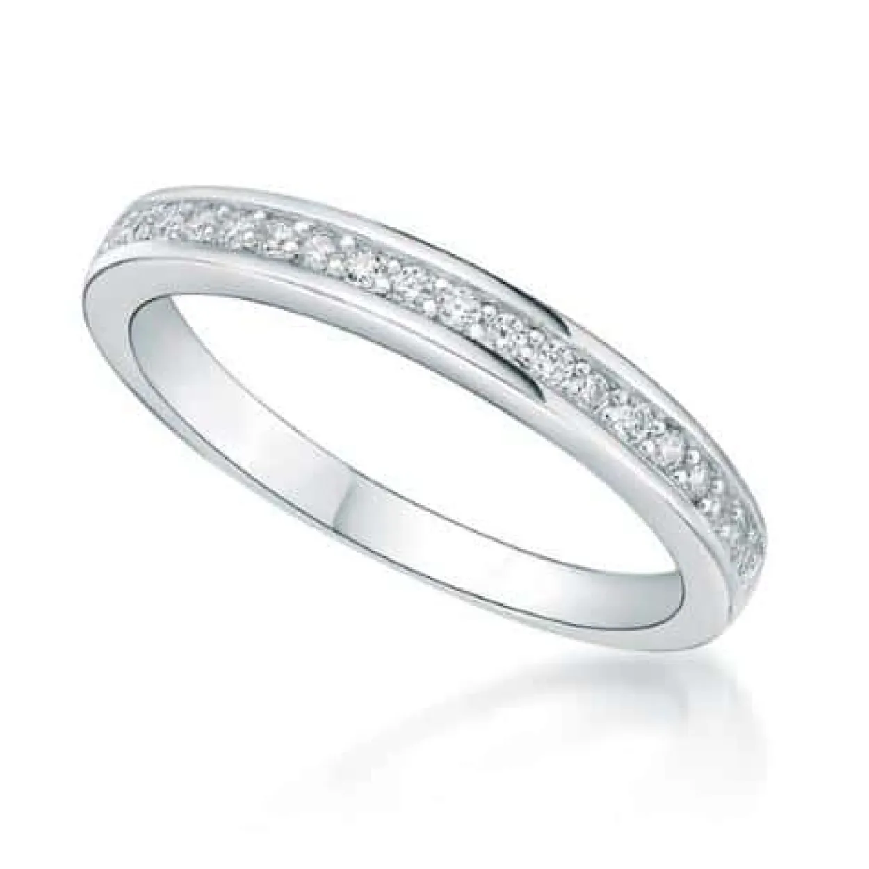 CHRISTOFFERSEN JEWELLERY RING SØLV MED ZIRKONIA - 5010621