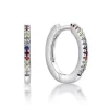 CHRISTOFFERSEN JEWELLERY SØLV KNÆK CREOL RAINBOW - 3770942-6