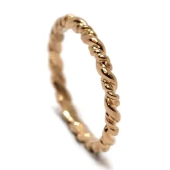 CHRISTOFFERSEN JEWELLERY SNOET RING 8 KARAT GULD - 5001112-3