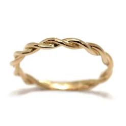 CHRISTOFFERSEN JEWELLERY SNOET RING 8 KARAT GULD - 5001179-3