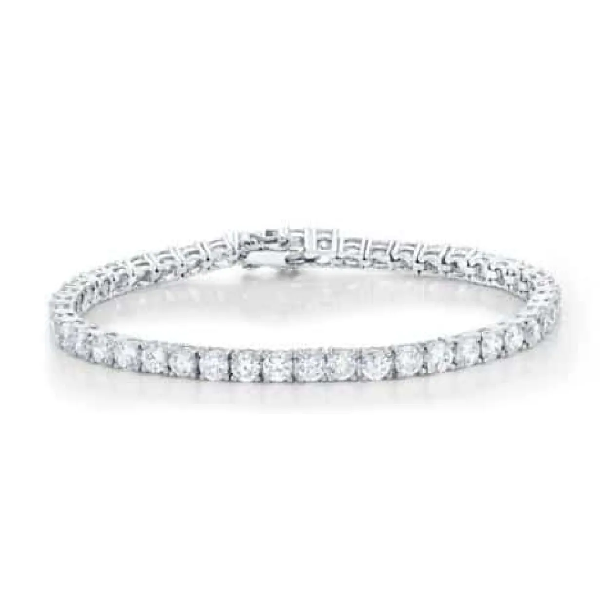 CHRISTOFFERSEN JEWELLERY TENNIS ARMBÅND MED 4 MM ZIRKONIA 19 CM - 9010081
