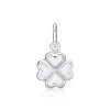 CHRISTOFFERSEN JEWELLERY VEDHÆNG SØLV MED FIRKLØVER - 4071048-0
